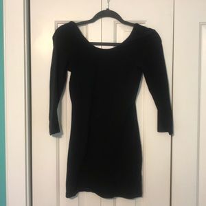 Venus Black bodycon mini dress